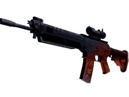 SG 553 | Darkwing (Minimal Wear)
